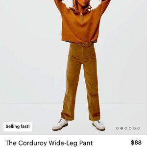 Everlane Wide-leg Corduroy Pants